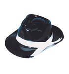 Al Capone Gangster Plastic Trilby Black Hat