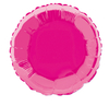 18" Hot Pink Round Foil Balloon