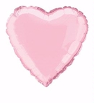 18" Baby Pink Heart Foil Balloon