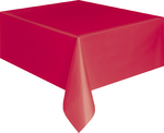 Red Plastic Tablecover