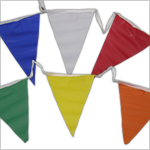 Pennant Bunting Multi coloured 10mtrs 20 pennants